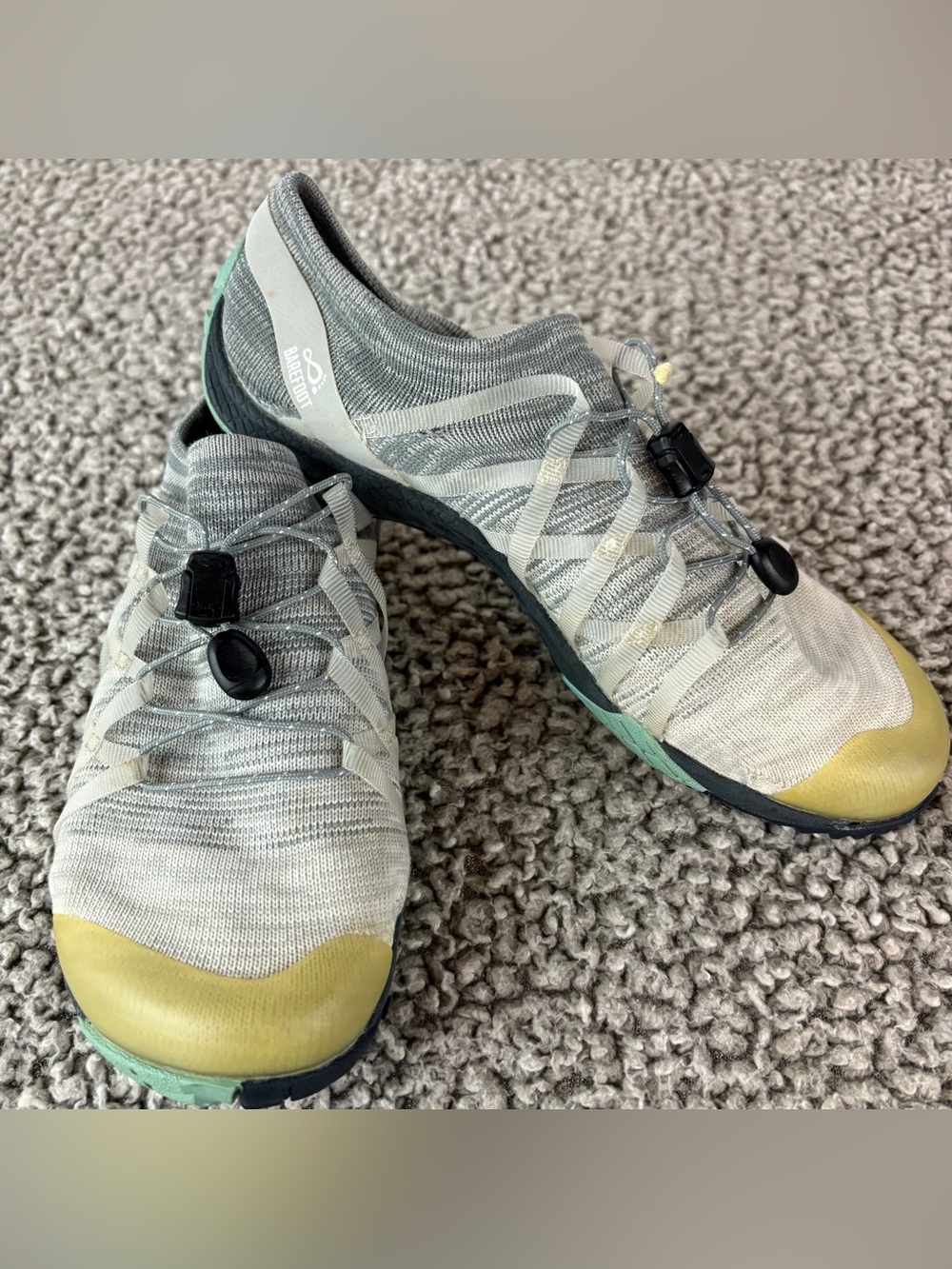 Merrell Vapor Shoes Womens 7.5 Barefoot J12656 Grey No Tie Outdoor